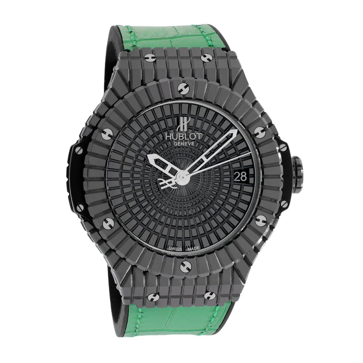 Hublot Black Ceramic Big Bang Caviar 346.CX.1800.RX Watches Hublot