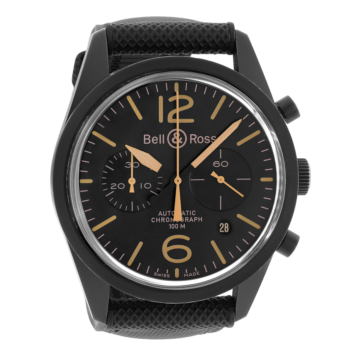 Bell & Ross Stainless Steel PVD Vintage BR126-94-SC Watches Bell & Ross