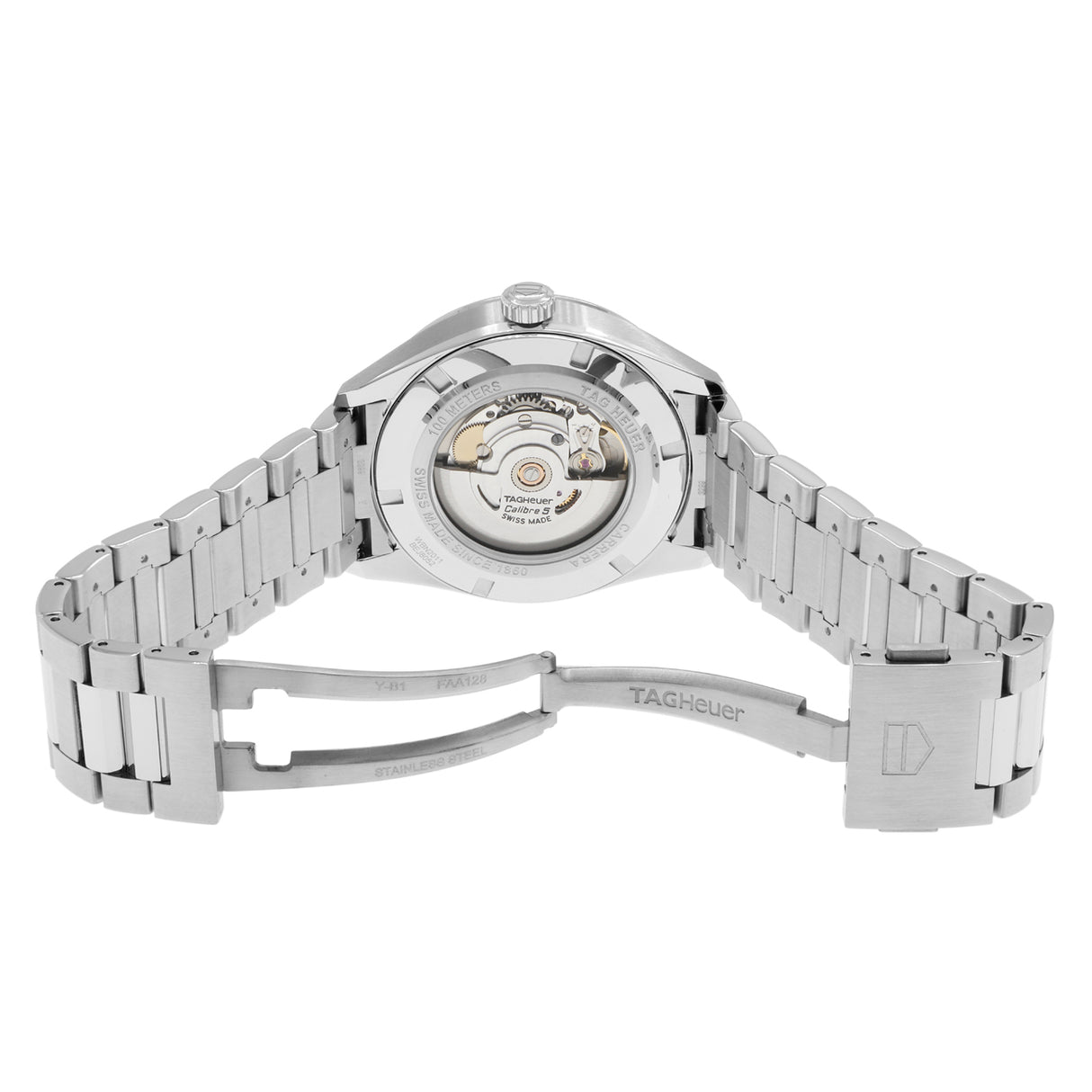 Tag Heuer Stainless Steel Carrera Day-Date WBN2011 Watches Tag Heuer