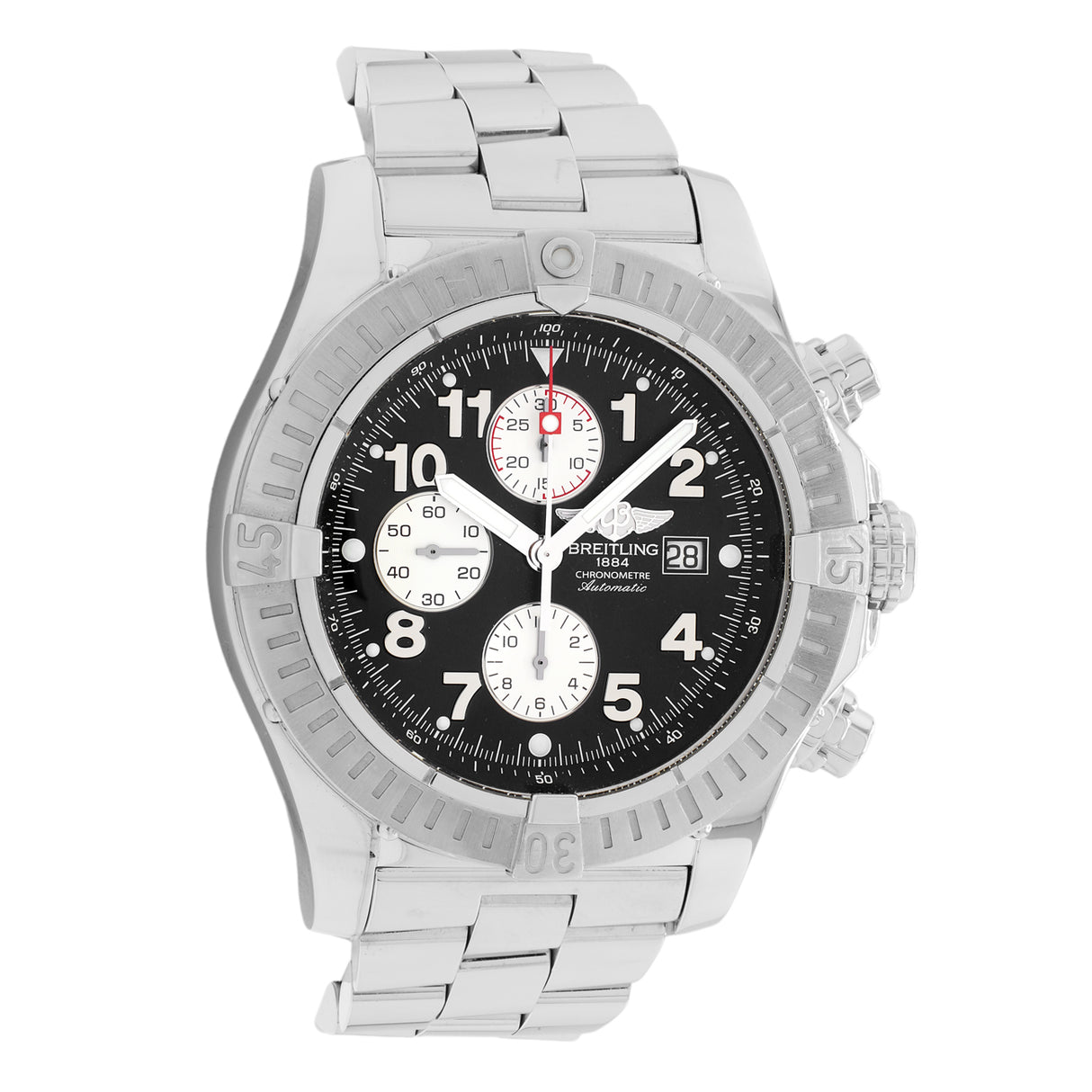 Breitling Stainless Steel Super Avenger A13370 Watches Breitling