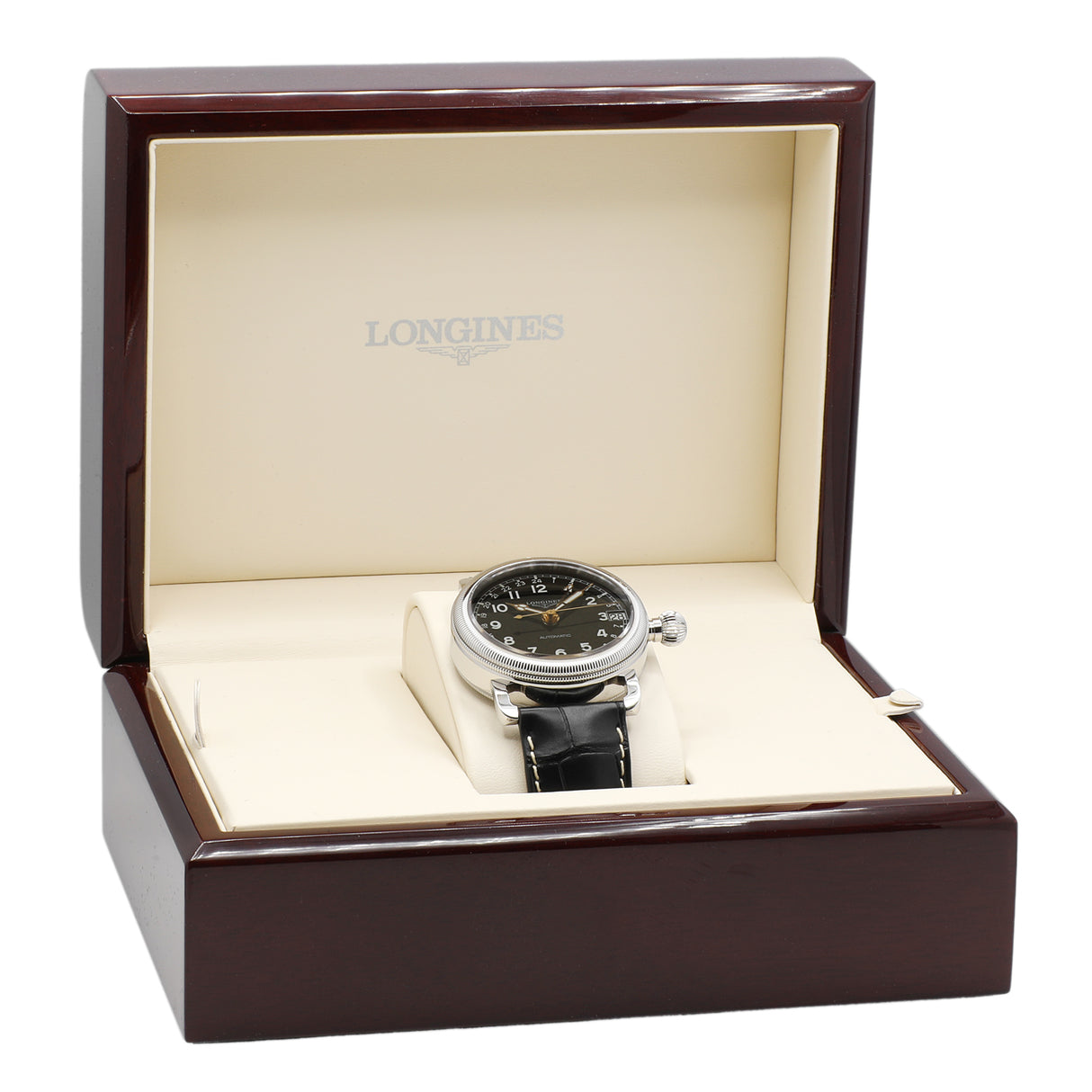Longines Stainless Steel Heritage Avigation L2.778.4.53.2 Watches Longines