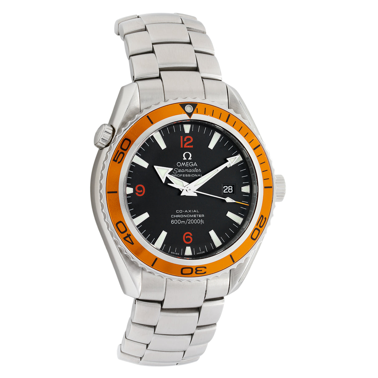 Omega Stainless Steel Seamaster Planet Ocean 600M 2208.50.00 Watches Omega