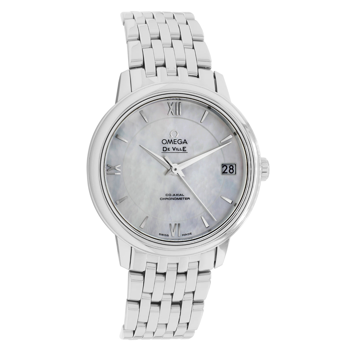 Omega Stainless Steel De Ville Prestige Automatic 424.10.33.20.05.001 Watches Omega