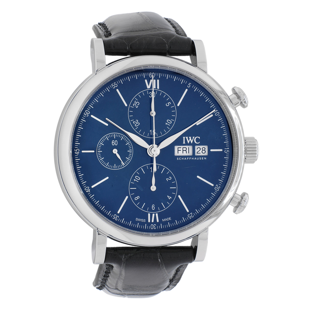 IWC Stainless Steel Portofino Chronograph "150 Years" IW391023 Watches IWC