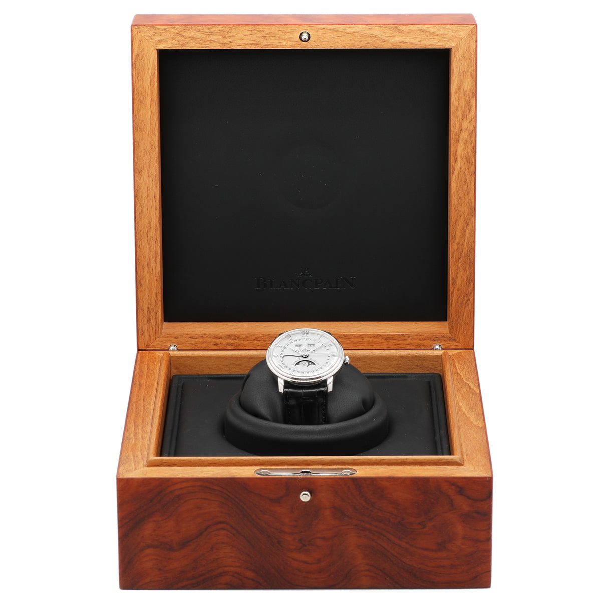 Blancpain Stainless Steel Villeret Quantieme Complet 6654a-1127-55b Watches Blancpain