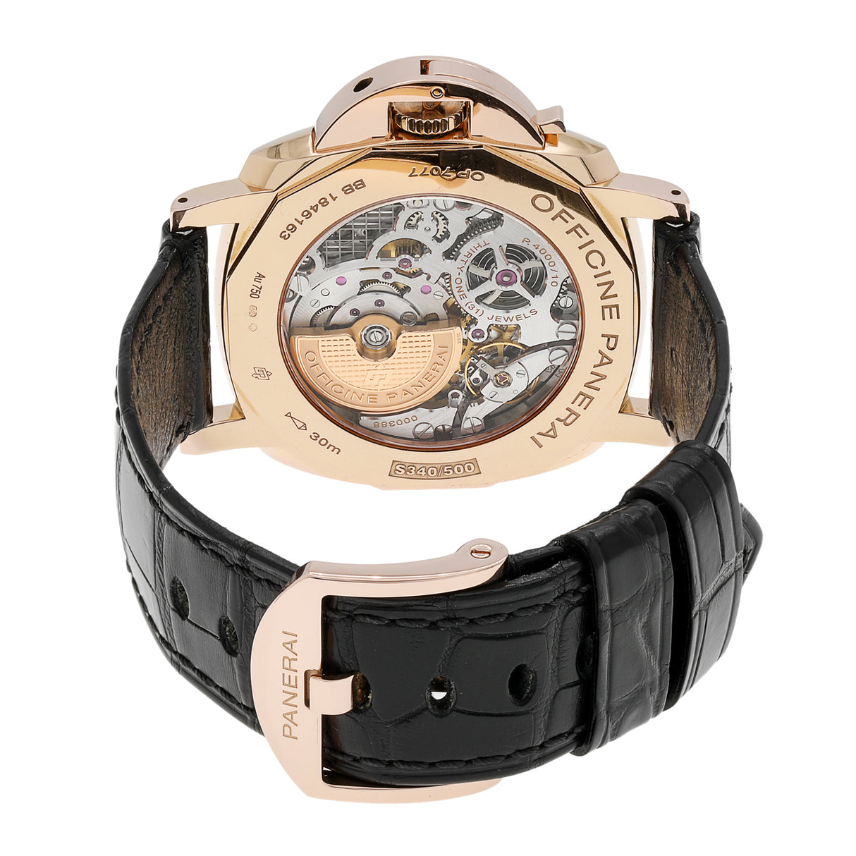 Panerai 18K Rose Gold Luminor Due PAM00677 Watches Panerai