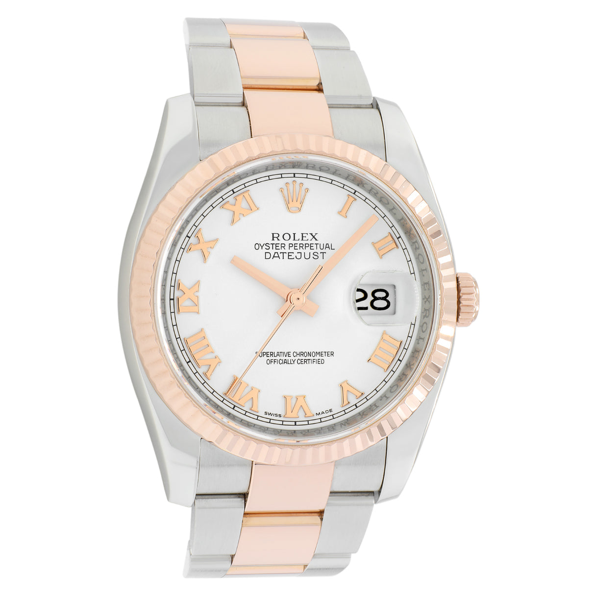 Rolex 18K Rose Gold Stainless Steel Datejust 36 116231 Watches Rolex