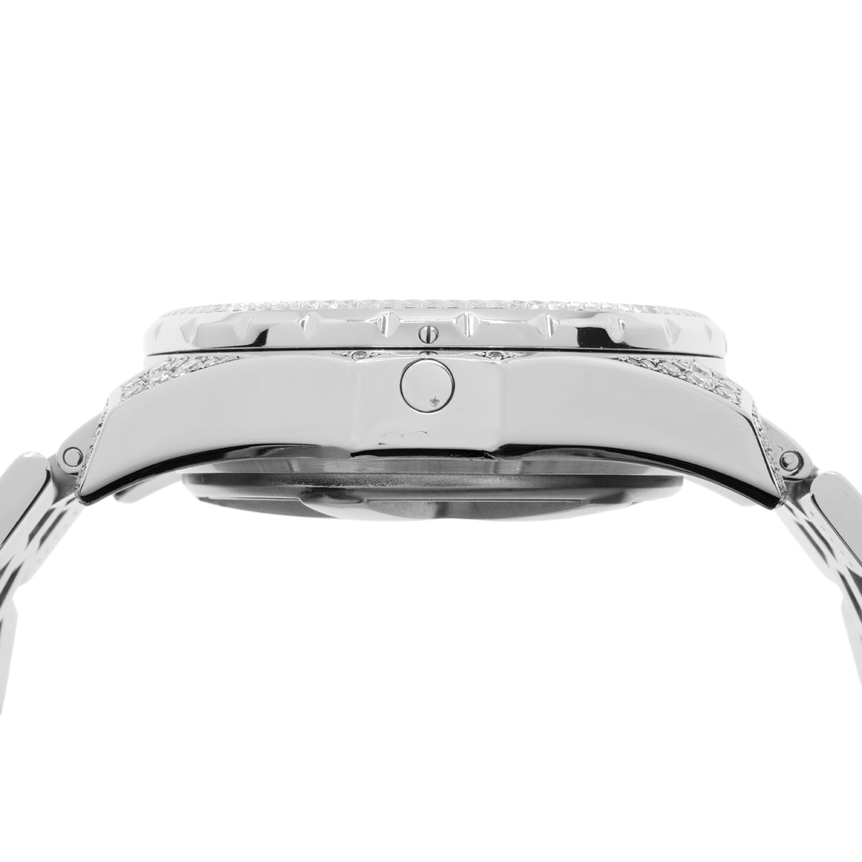 Breitling Stainless Steel Diamond Bentley 6.75 A44362 Watches Breitling