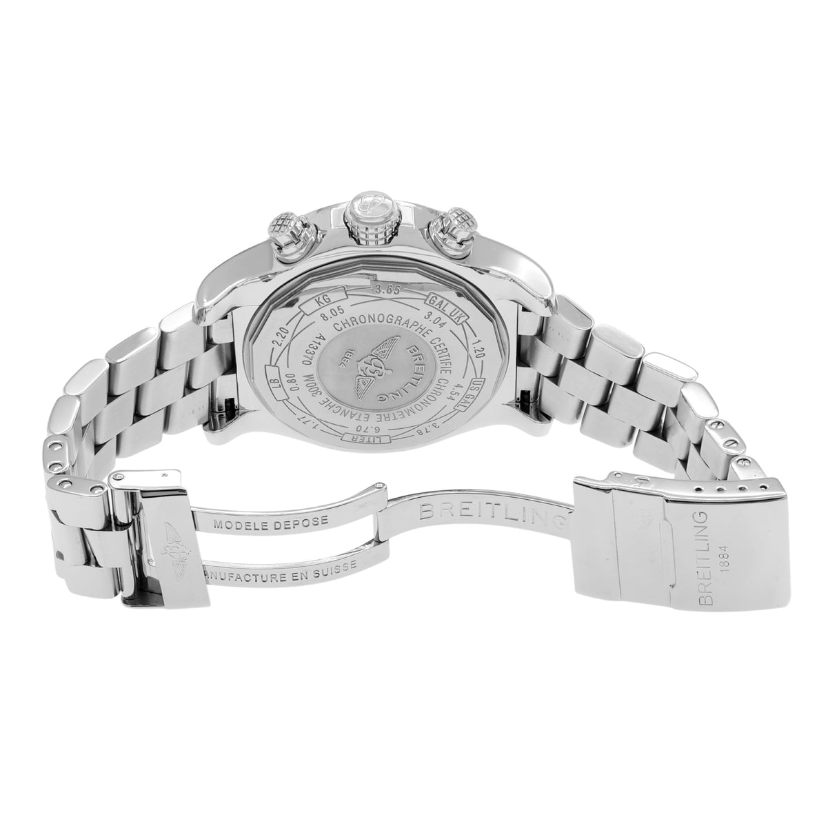 Breitling Stainless Steel Super Avenger A13370 Watches Breitling