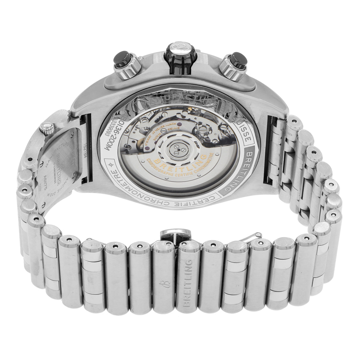 Breitling Stainless Steel Super Chronomat B01 44 AB0136251B1A2 Watches Breitling