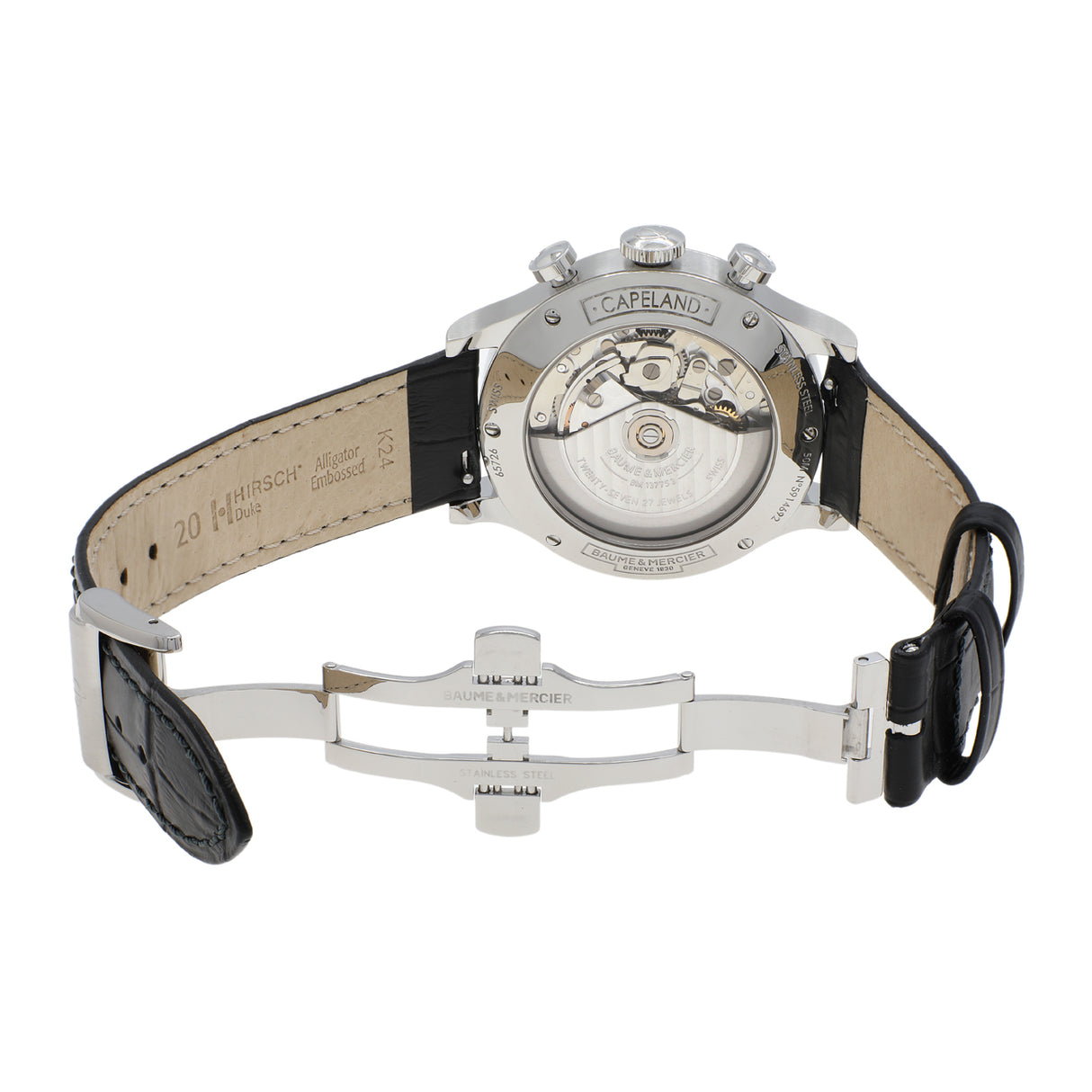 Baume & Mercier Stainless Steel Capeland MOA10084 Watches Baume & Mercier