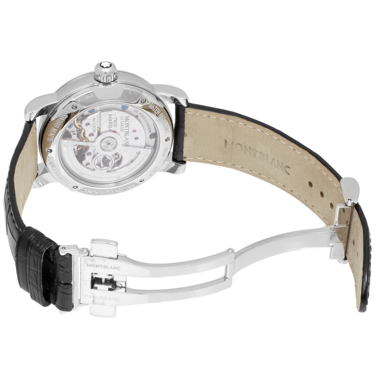 Montblanc Stainless Steel Nicolas Rieussec Chronograph 106488 Watches Montblanc