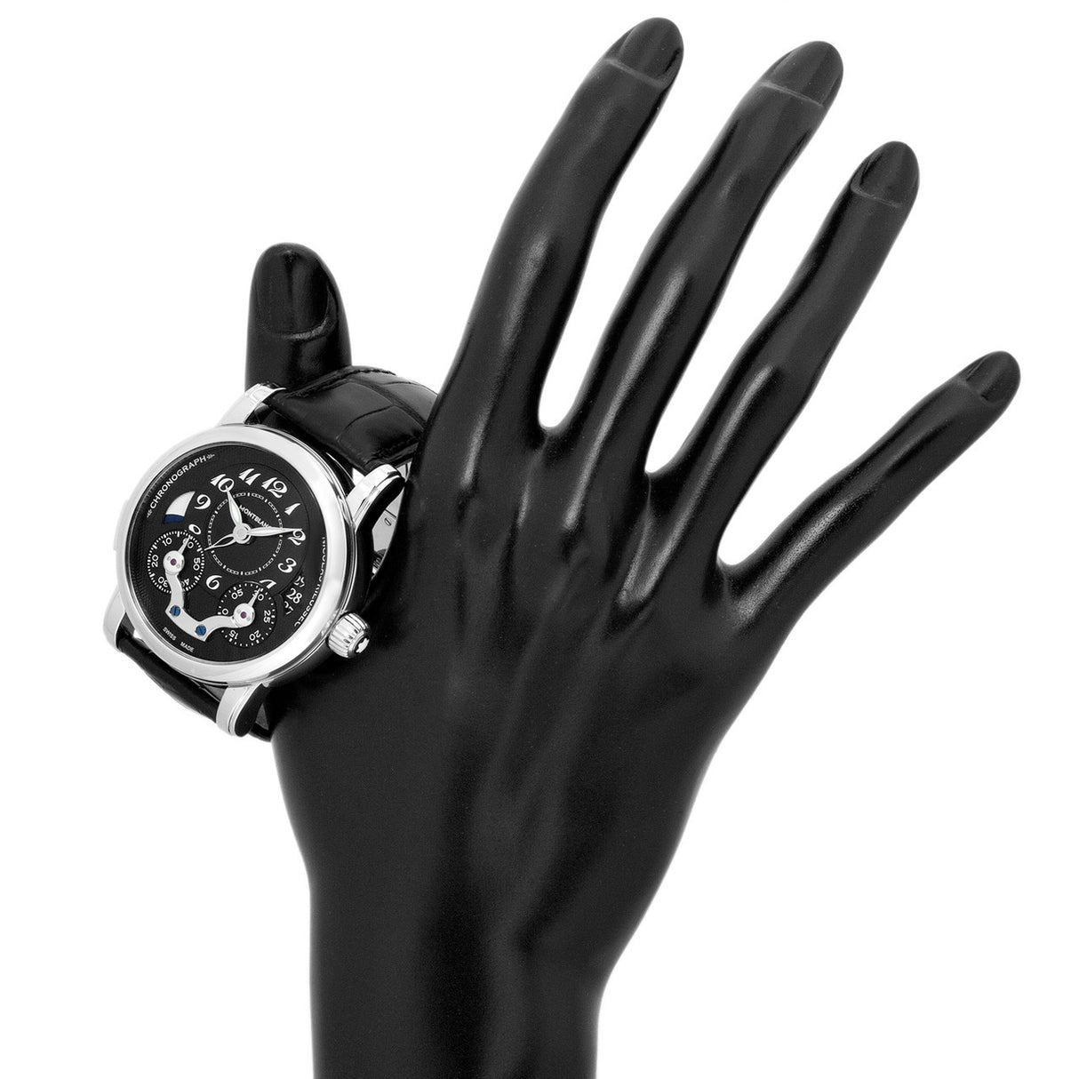 Montblanc Stainless Steel Nicolas Rieussec Chronograph 106488 Watches Montblanc