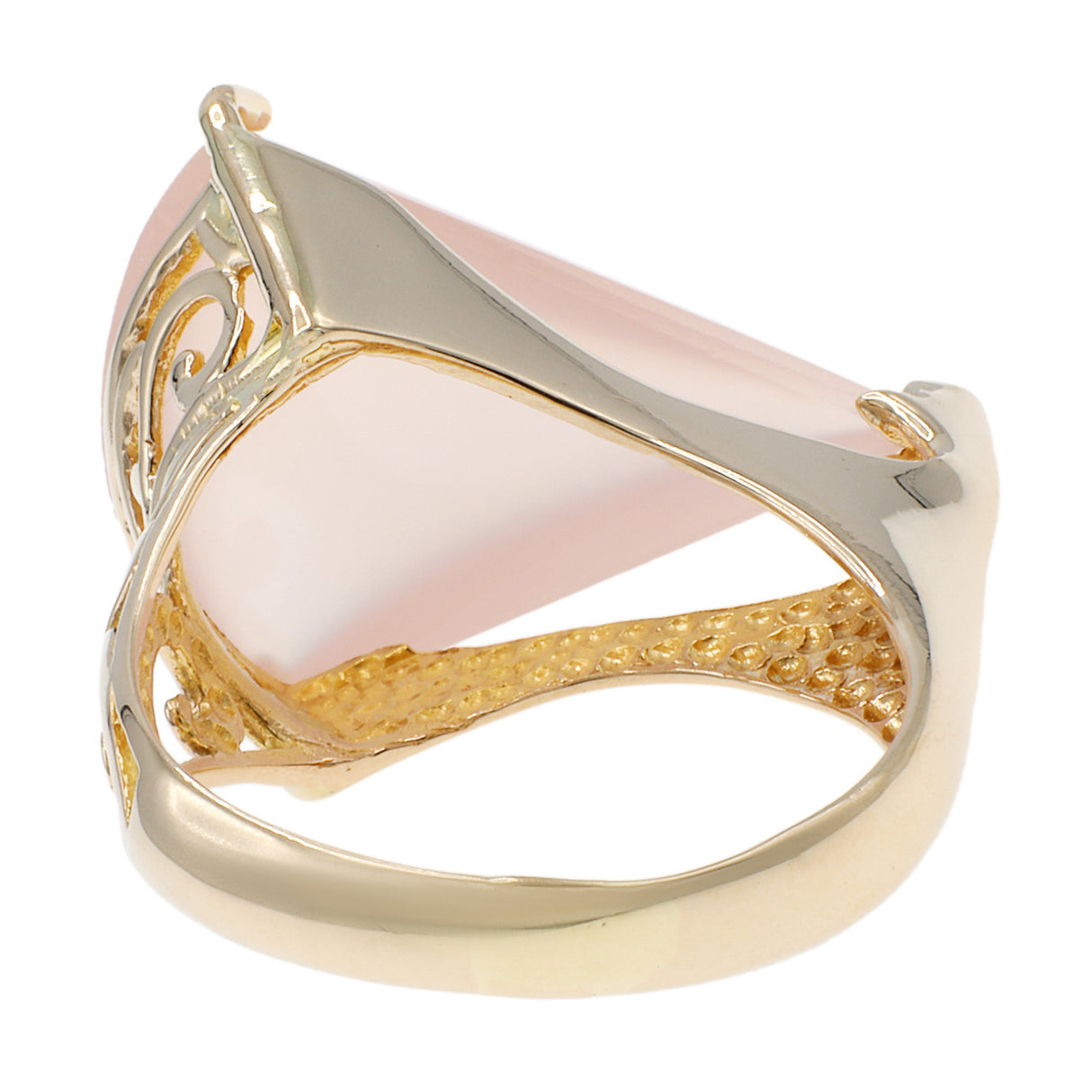 18K Yellow Gold Chalcedony Ring Modaselle