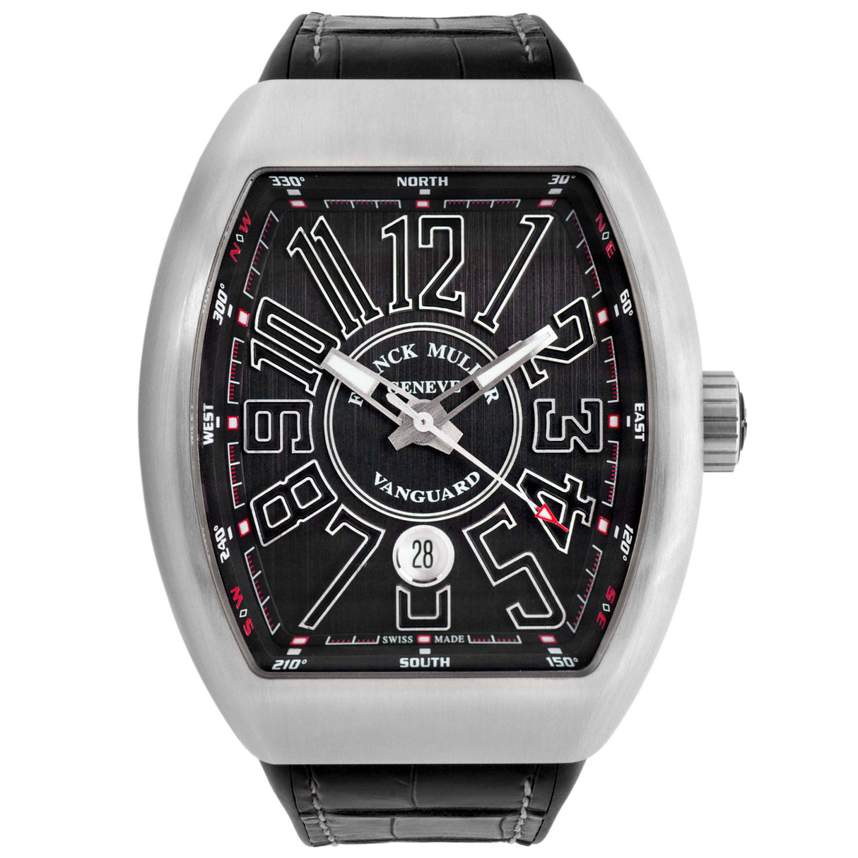 Franck Muller Stainless Steel Vanguard V 45 SC DT AC BR NR Franck Muller