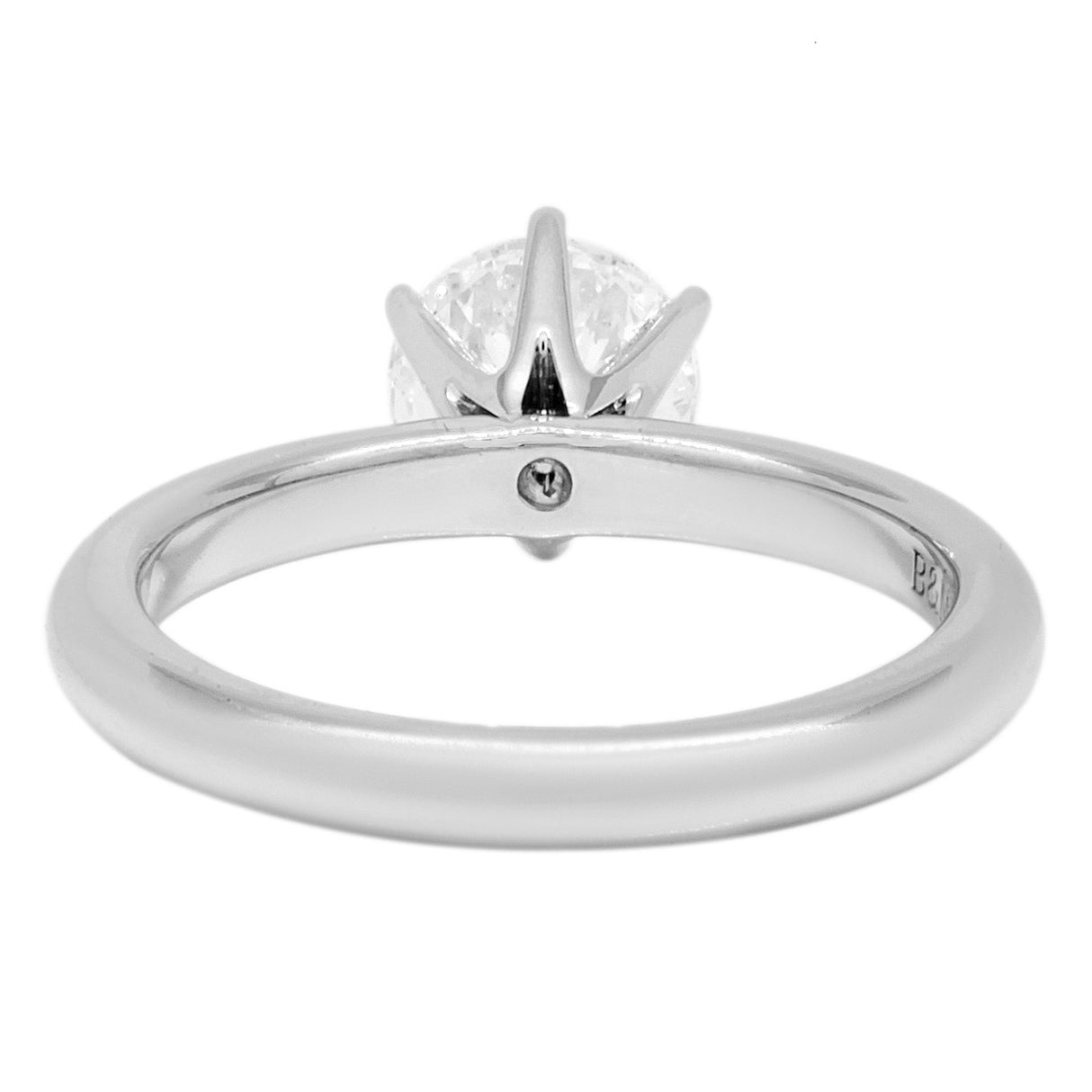 18K White Gold 1.25 Carat Diamond Solitaire Ring Modaselle