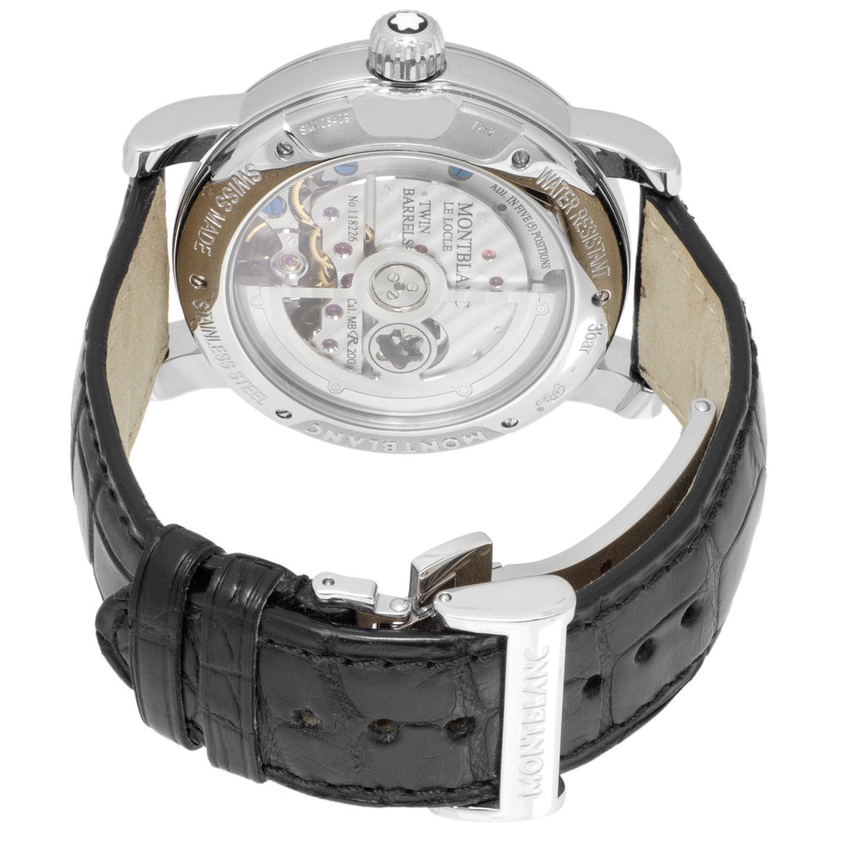 Montblanc Stainless Steel Nicolas Rieussec Chronograph 106488 Watches Montblanc