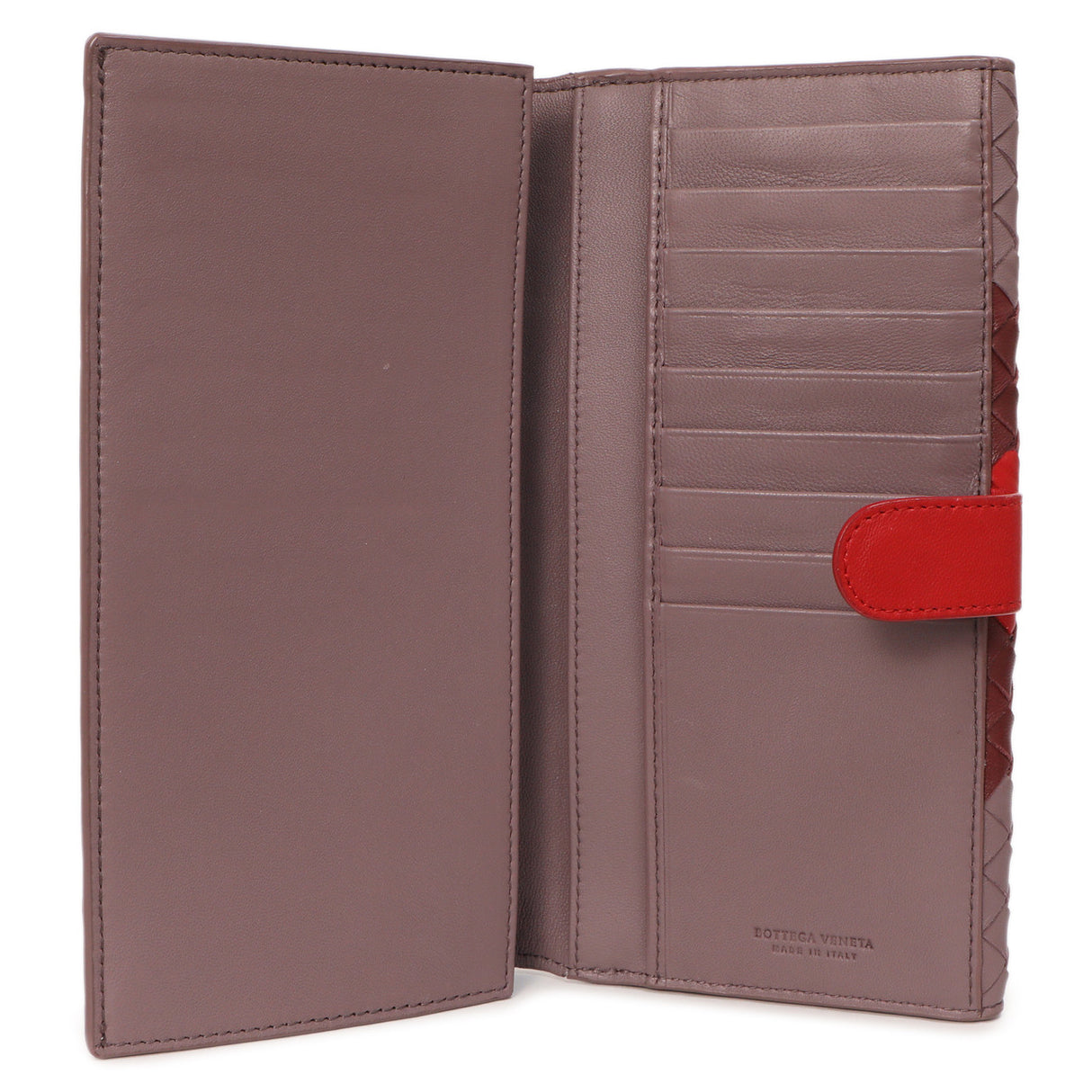 Bottega Veneta Tricolor Nappa Intrecciato Continental Wallet Accessories Bottega Veneta