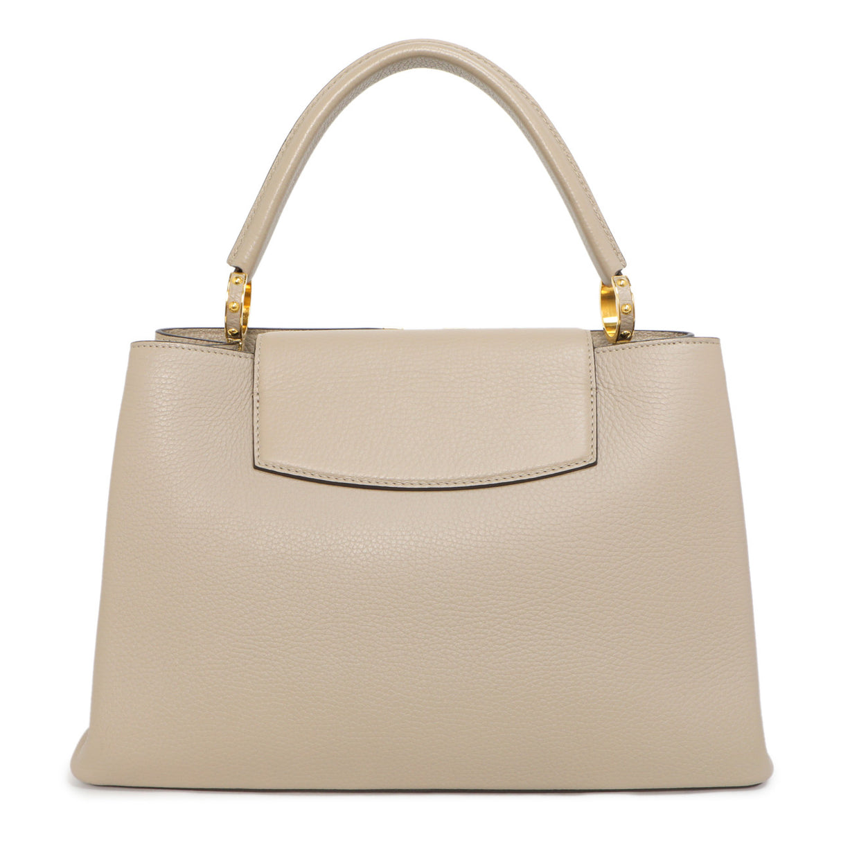 Louis Vuitton Galet Taurillon Leather Capucines MM Handbags Louis Vuitton