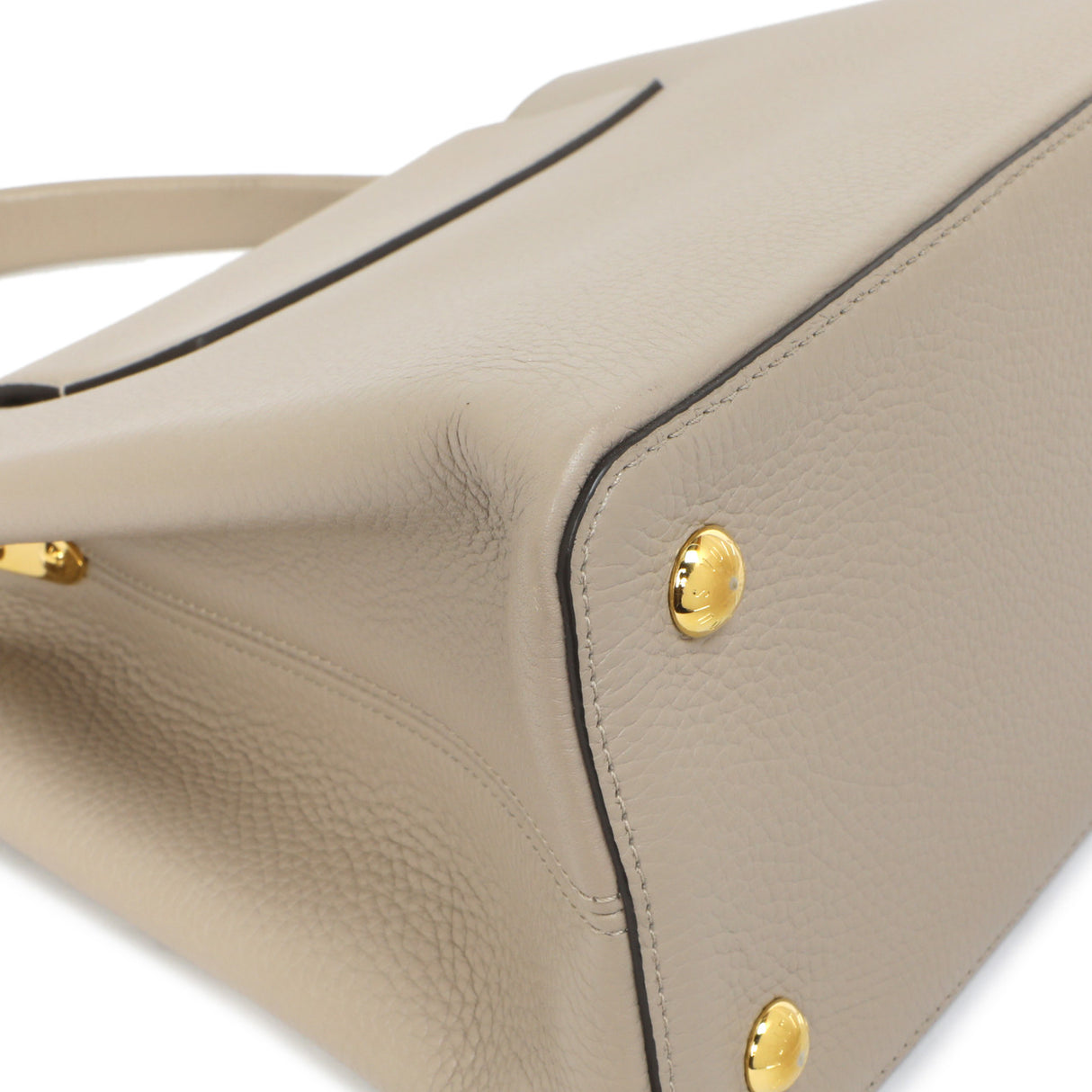 Louis Vuitton Galet Taurillon Leather Capucines MM Handbags Louis Vuitton