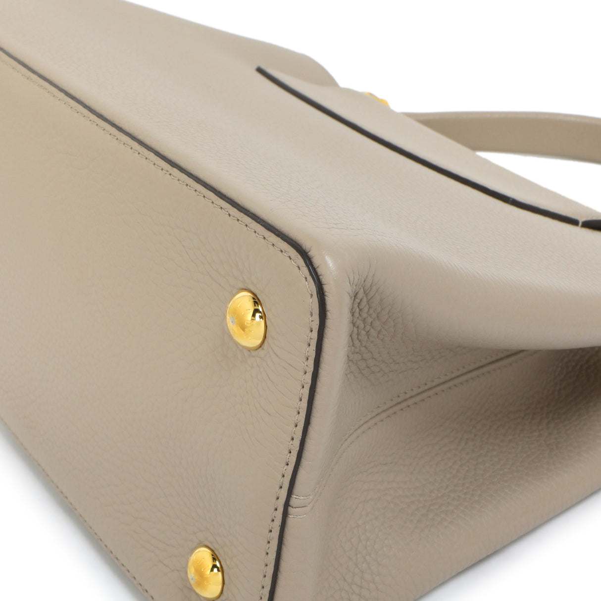 Louis Vuitton Galet Taurillon Leather Capucines MM Handbags Louis Vuitton