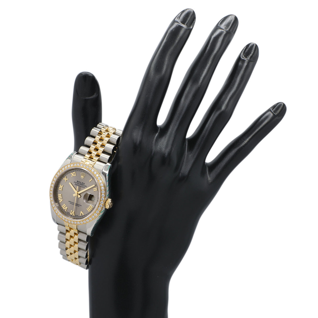 Rolex 18K Yellow Gold Stainless Steel Diamond Datejust 36 116243 Watches Rolex