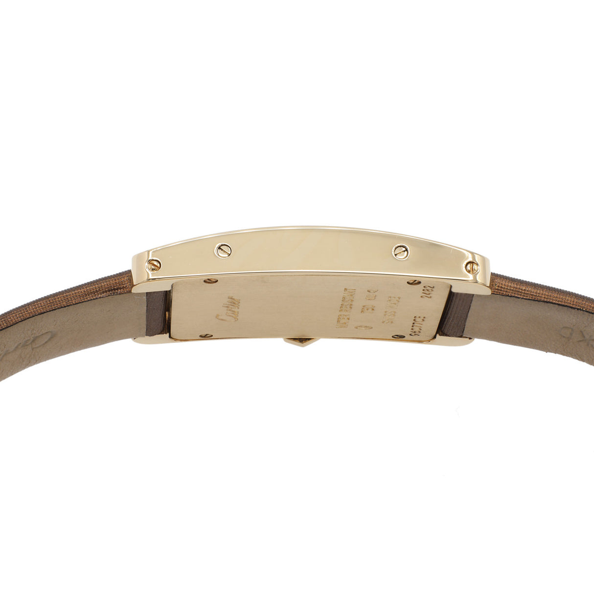 Cartier 18K Yellow Gold Diamond Small Tank Americaine Quartz Watch WB707231 Watches Cartier