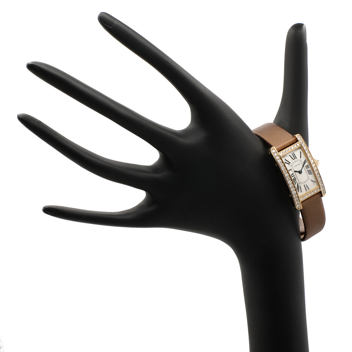 Cartier 18K Yellow Gold Diamond Small Tank Americaine Quartz Watch WB707231 Watches Cartier