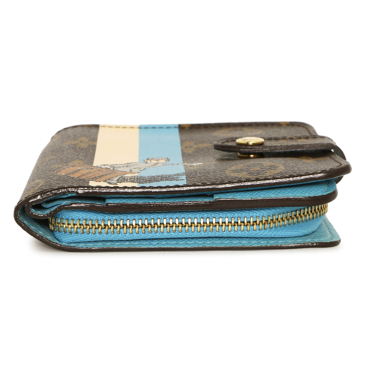 Louis Vuitton Monogram Groom Compact Zip Wallet Accessories Louis Vuitton