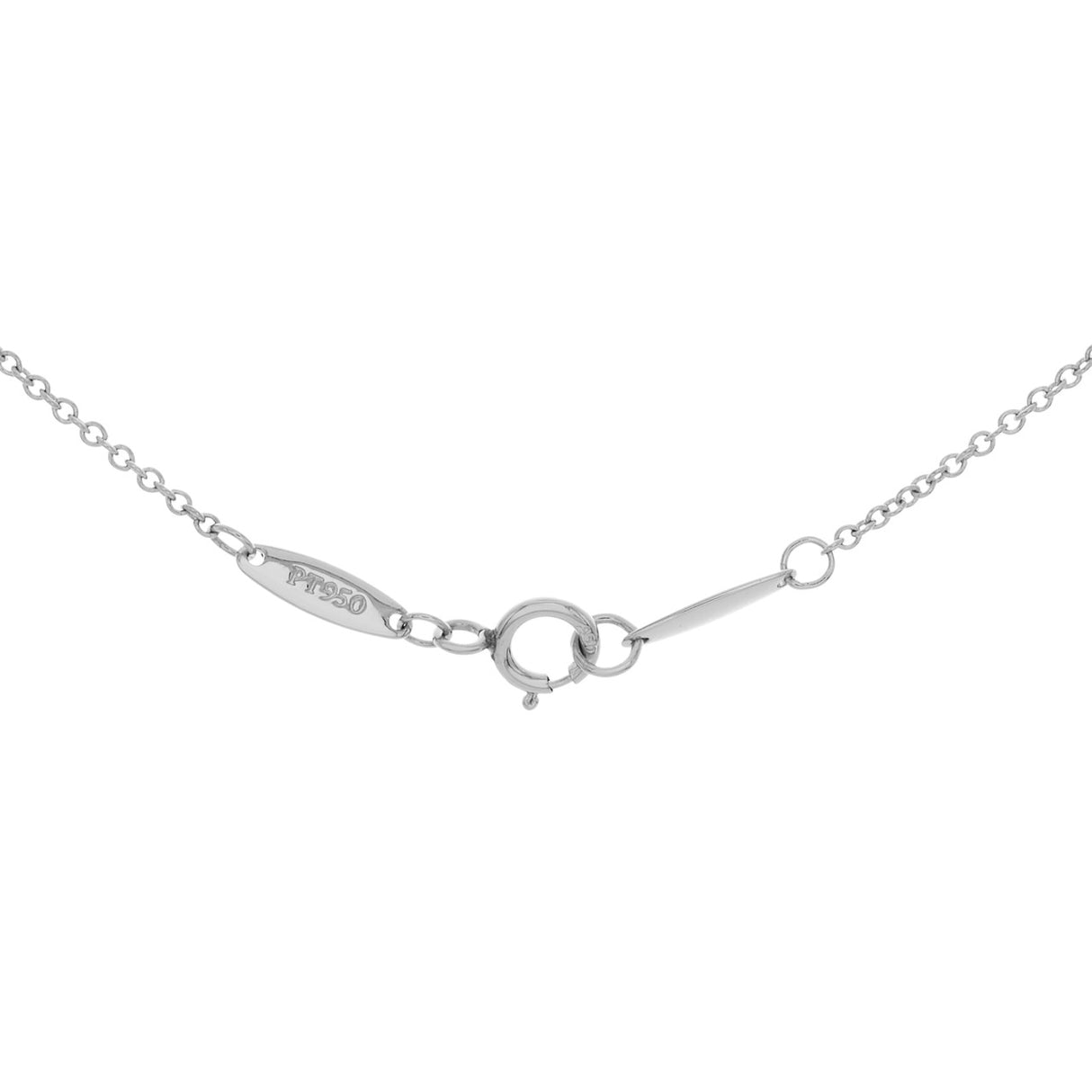 Tiffany & Co. Platinum Diamonds by the Yard 5 Diamond Necklace Designer Jewellery Tiffany and Co