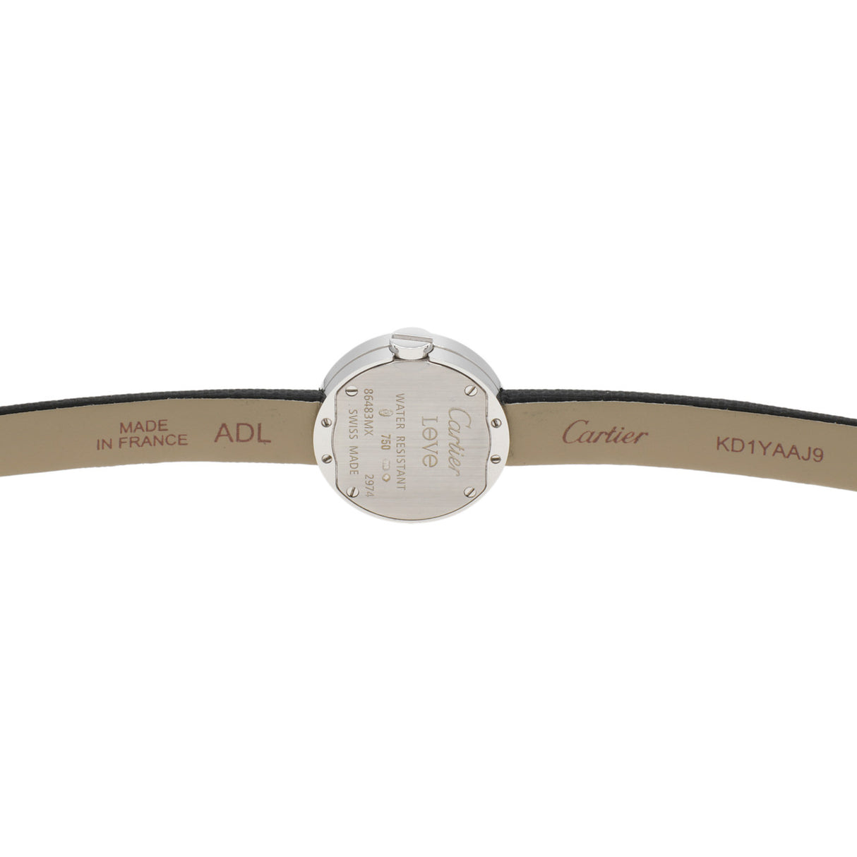 Cartier 18K White Gold Diamond Love Watch WE800131 Watches Cartier