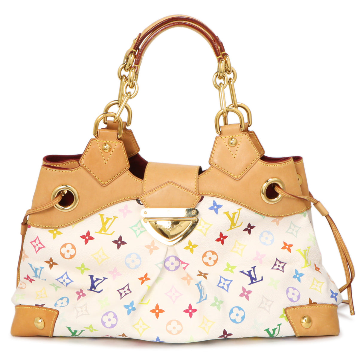 Louis Vuitton White Multicolor Ursula Handbags Louis Vuitton