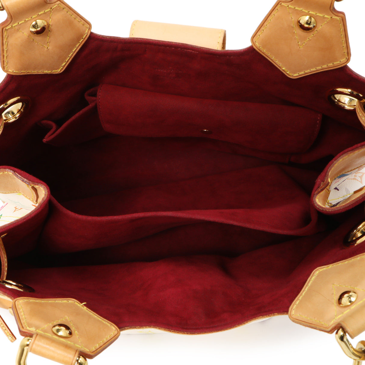 Louis Vuitton White Multicolor Ursula Handbags Louis Vuitton