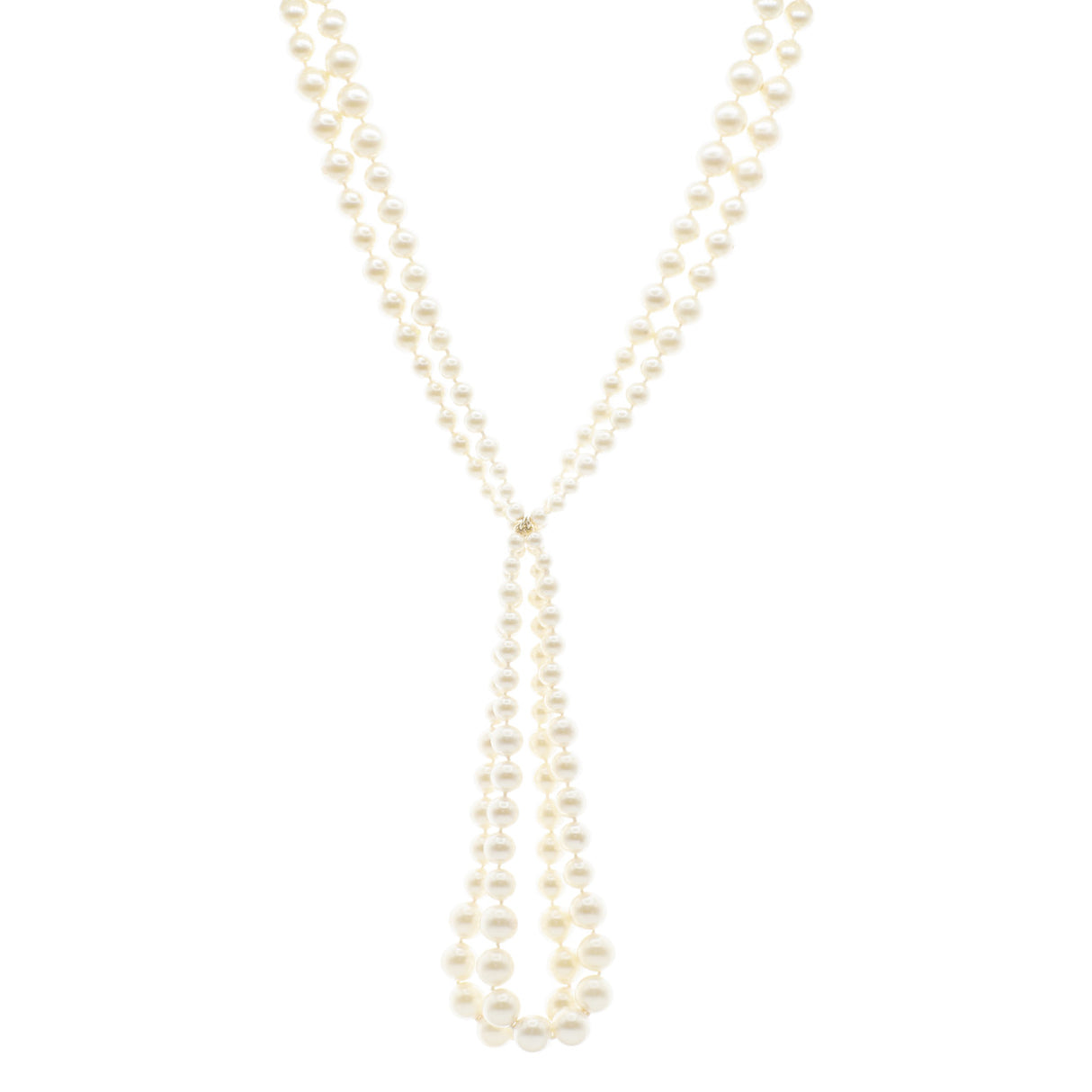 Chanel Pearl Double Strand Necklace Designer Jewellery Chanel
