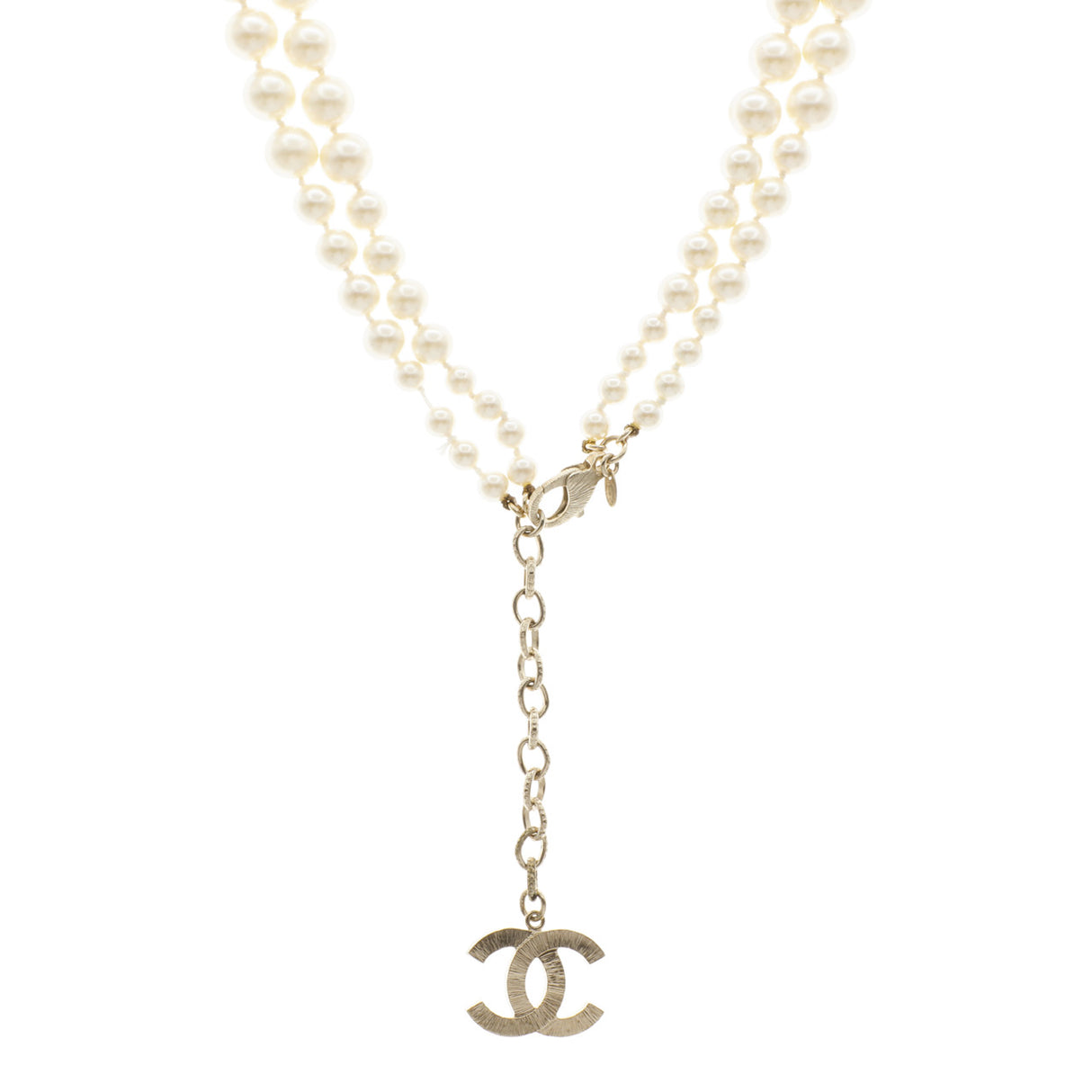 Chanel Pearl Double Strand Necklace Designer Jewellery Chanel