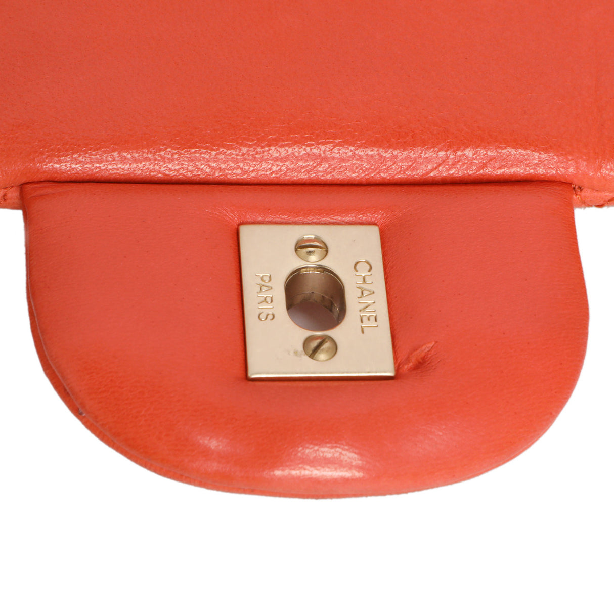 Chanel Coral Quilted Lambskin Maxi Classic Single Flap Handbags Chanel