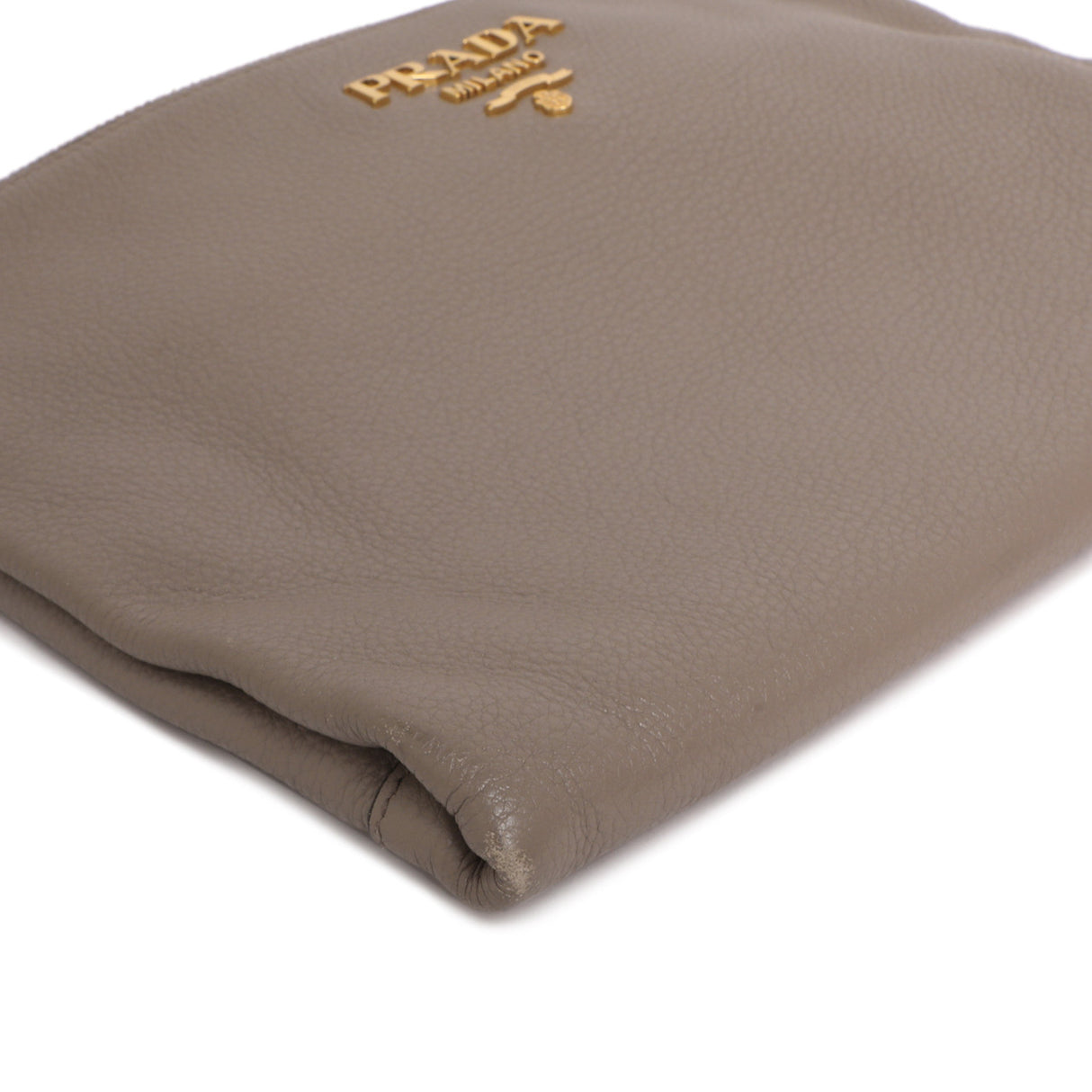 Prada Grey Vitello Daino Soft Crossbody Handbags Prada