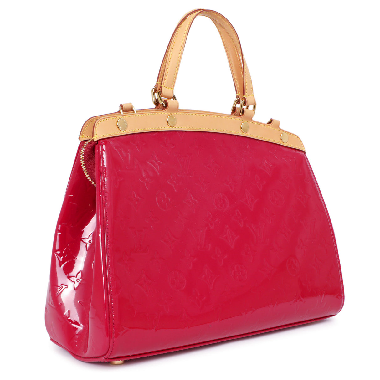 Louis Vuitton Rose Indian Vernis Brea MM Handbags Louis Vuitton