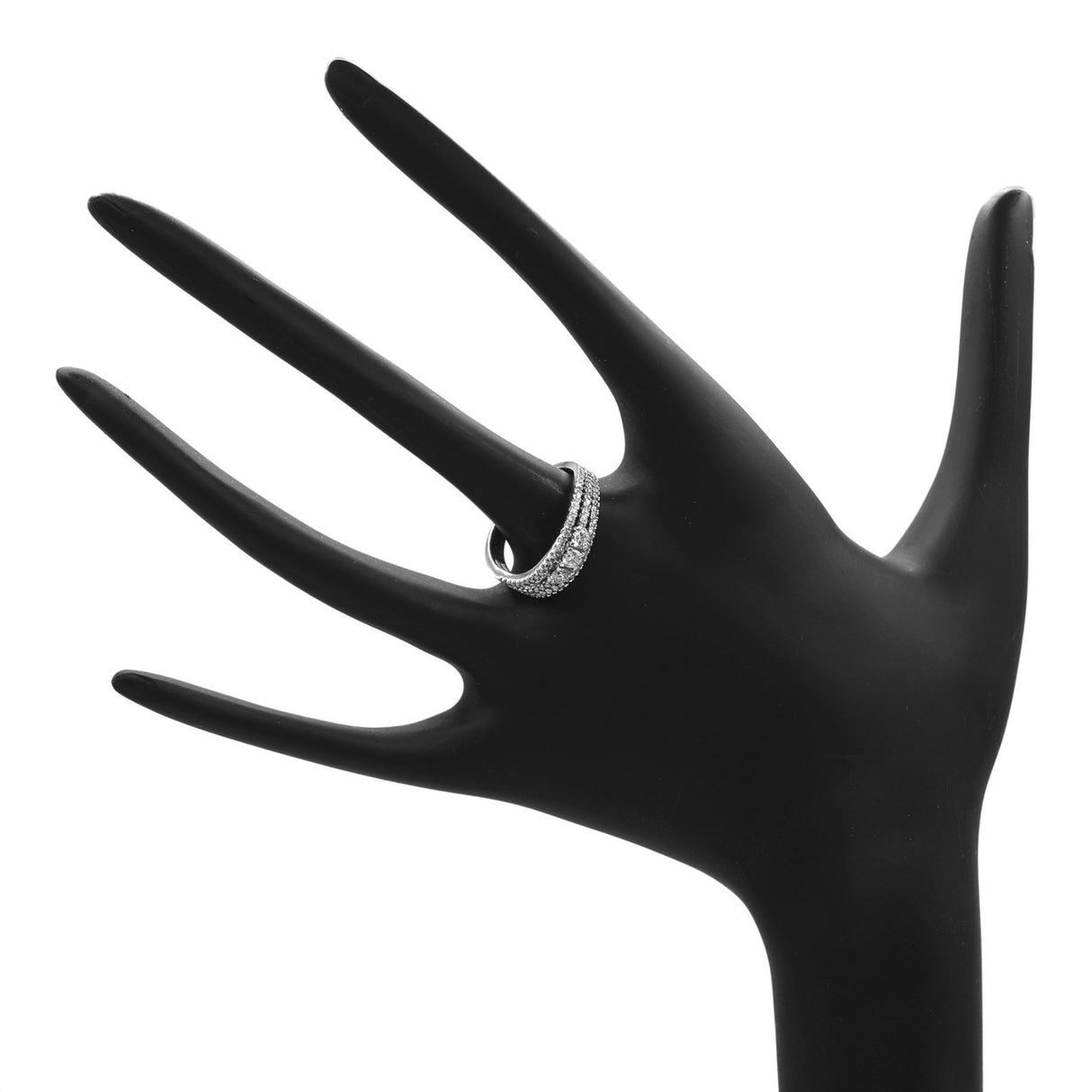 18K White Gold 0.86 Carat Diamond Ring Fine Jewellery Modaselle