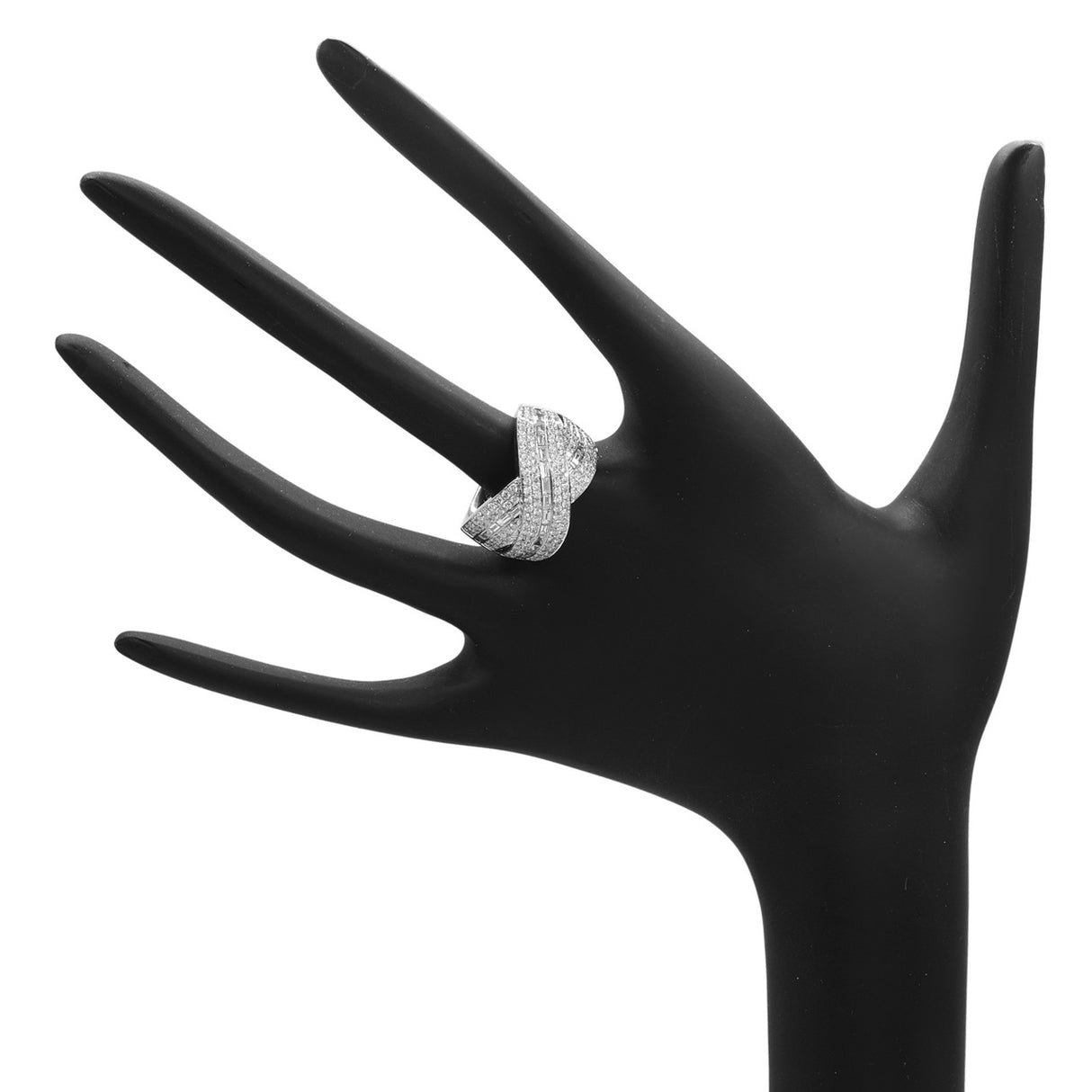 18K White Gold 2.71 Carat Diamond Ring Fine Jewellery Modaselle