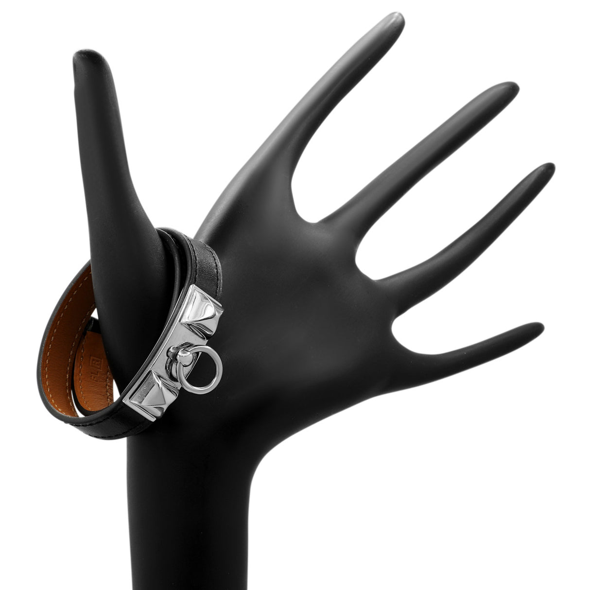 Hermes Black Chamonix Rivale Double Tour Bracelet Designer Jewellery Hermes