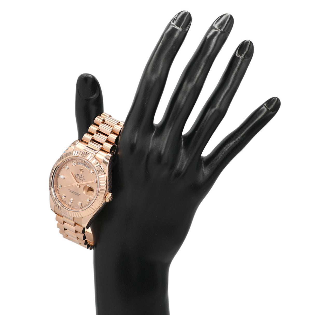 Rolex 18K Everose Gold Day-Date II 218235 Watches Rolex