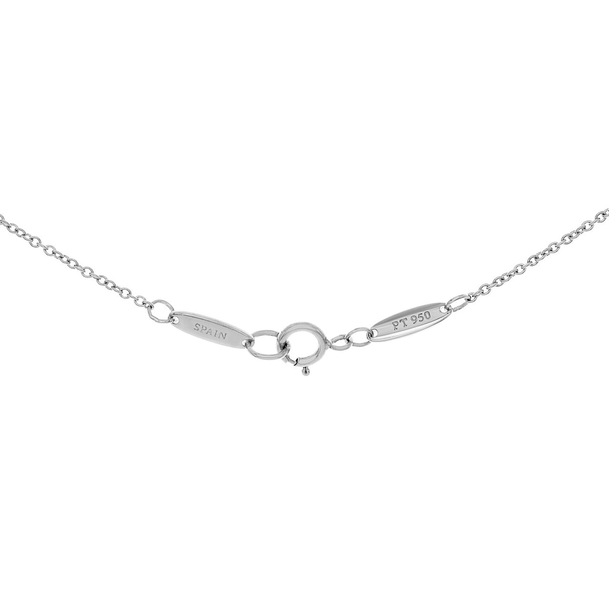 Tiffany & Co. Platinum Diamond 22mm Open Heart Pendant Designer Jewellery Tiffany and Co