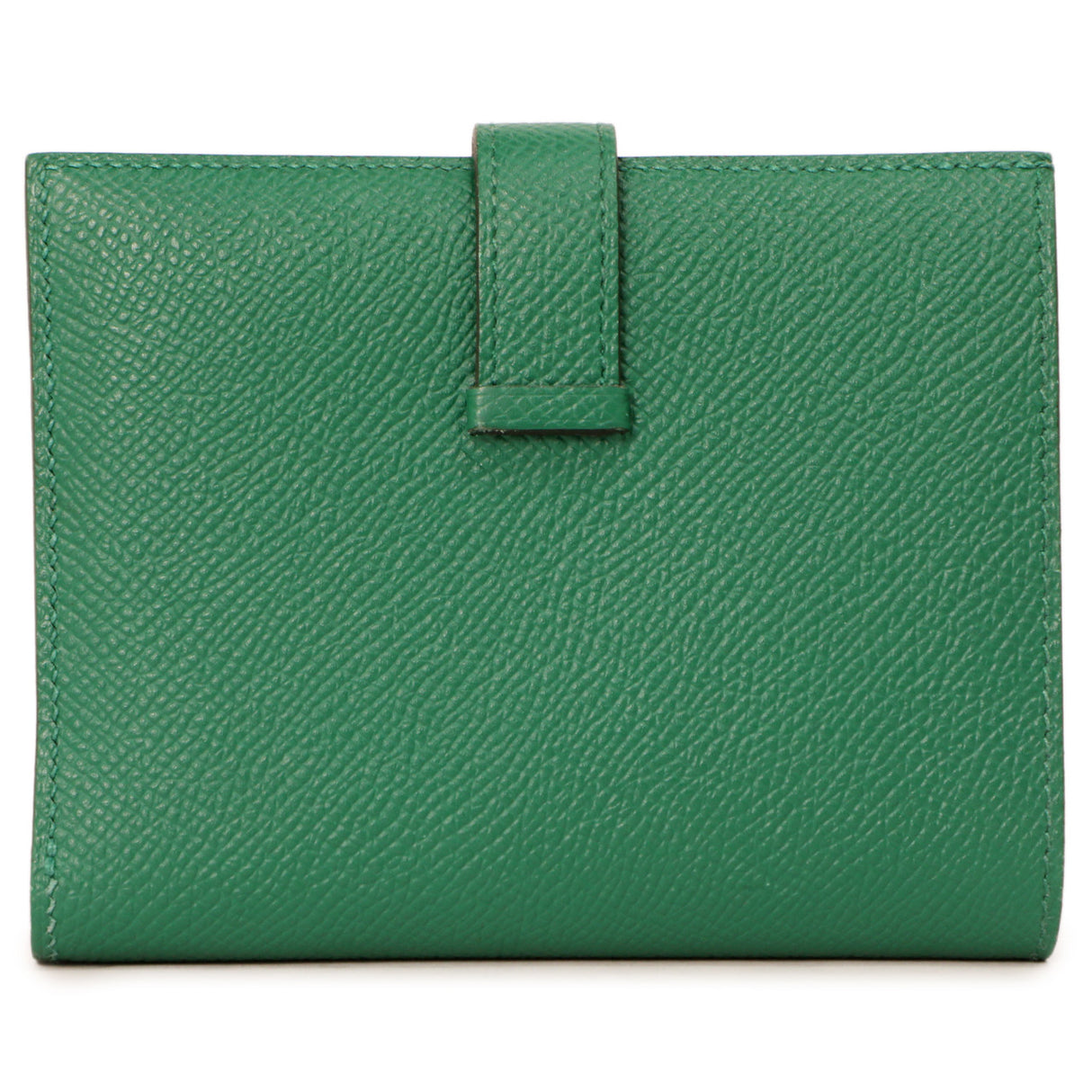 Hermes Vert Vertigo Epsom Bearn Compact Wallet Accessories Hermes