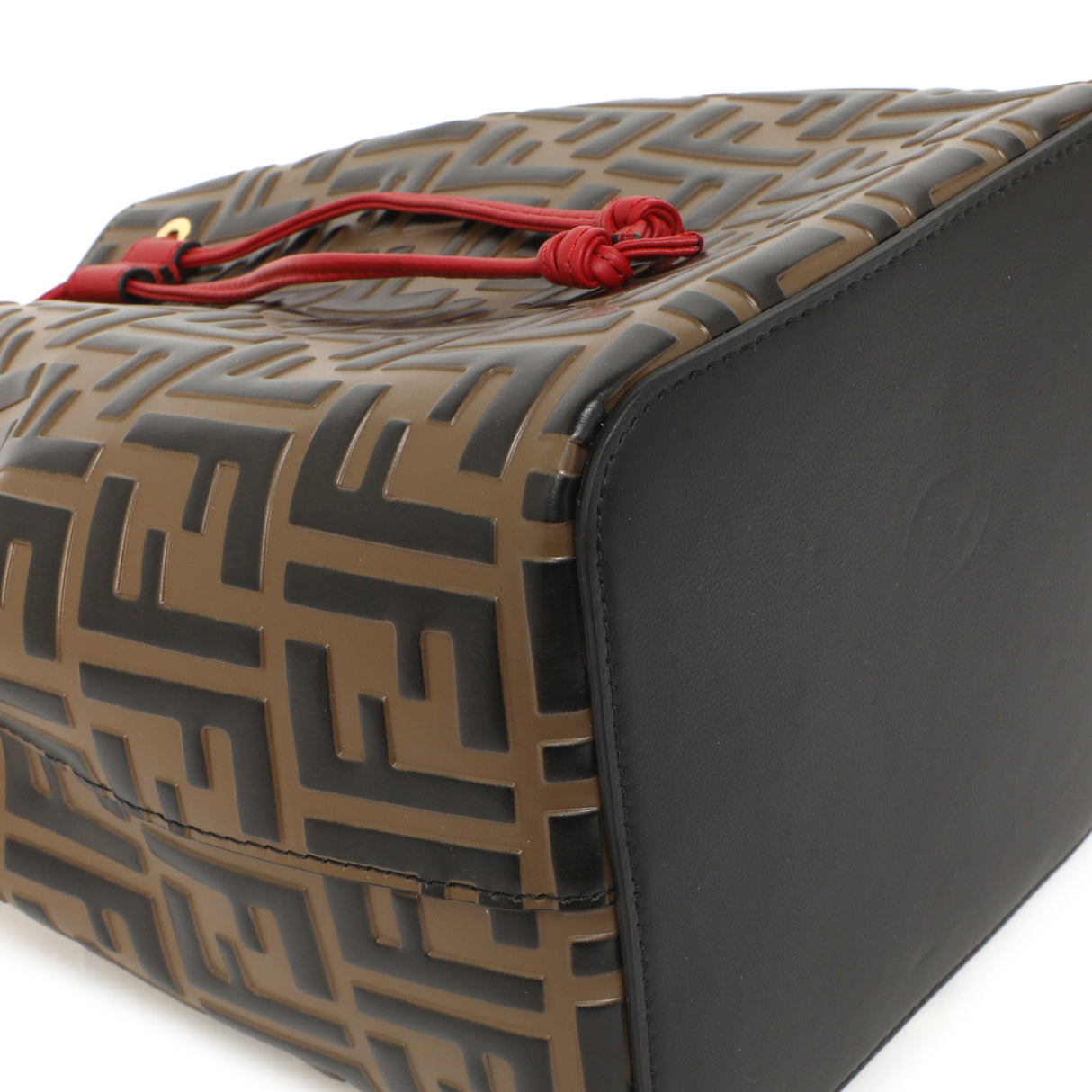 Fendi FF 1974 Embossed Calfskin Grande Mon Tresor Bucket Bag Handbags Fendi