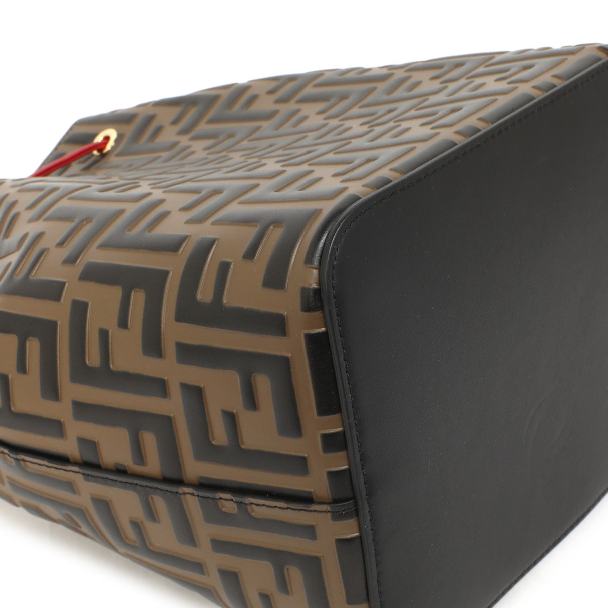 Fendi FF 1974 Embossed Calfskin Grande Mon Tresor Bucket Bag Handbags Fendi