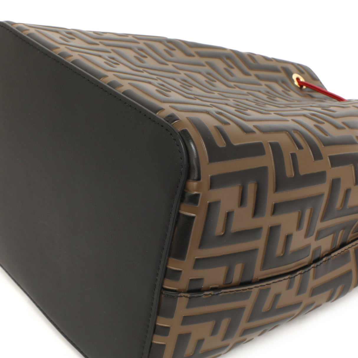 Fendi FF 1974 Embossed Calfskin Grande Mon Tresor Bucket Bag Handbags Fendi