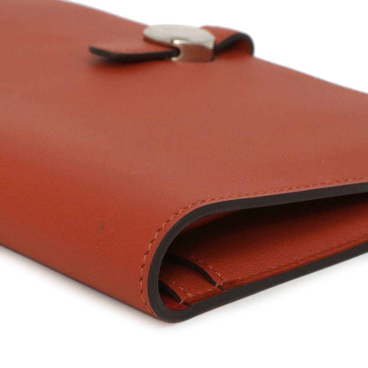 Hermes Vermillion Swift Leather Dogon Duo Wallet Accessories Hermes