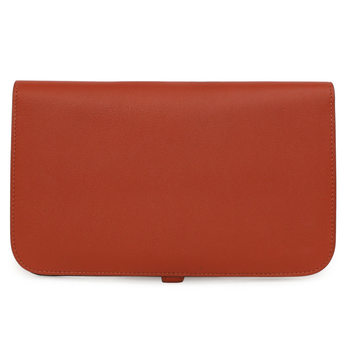 Hermes Vermillion Swift Leather Dogon Duo Wallet Accessories Hermes