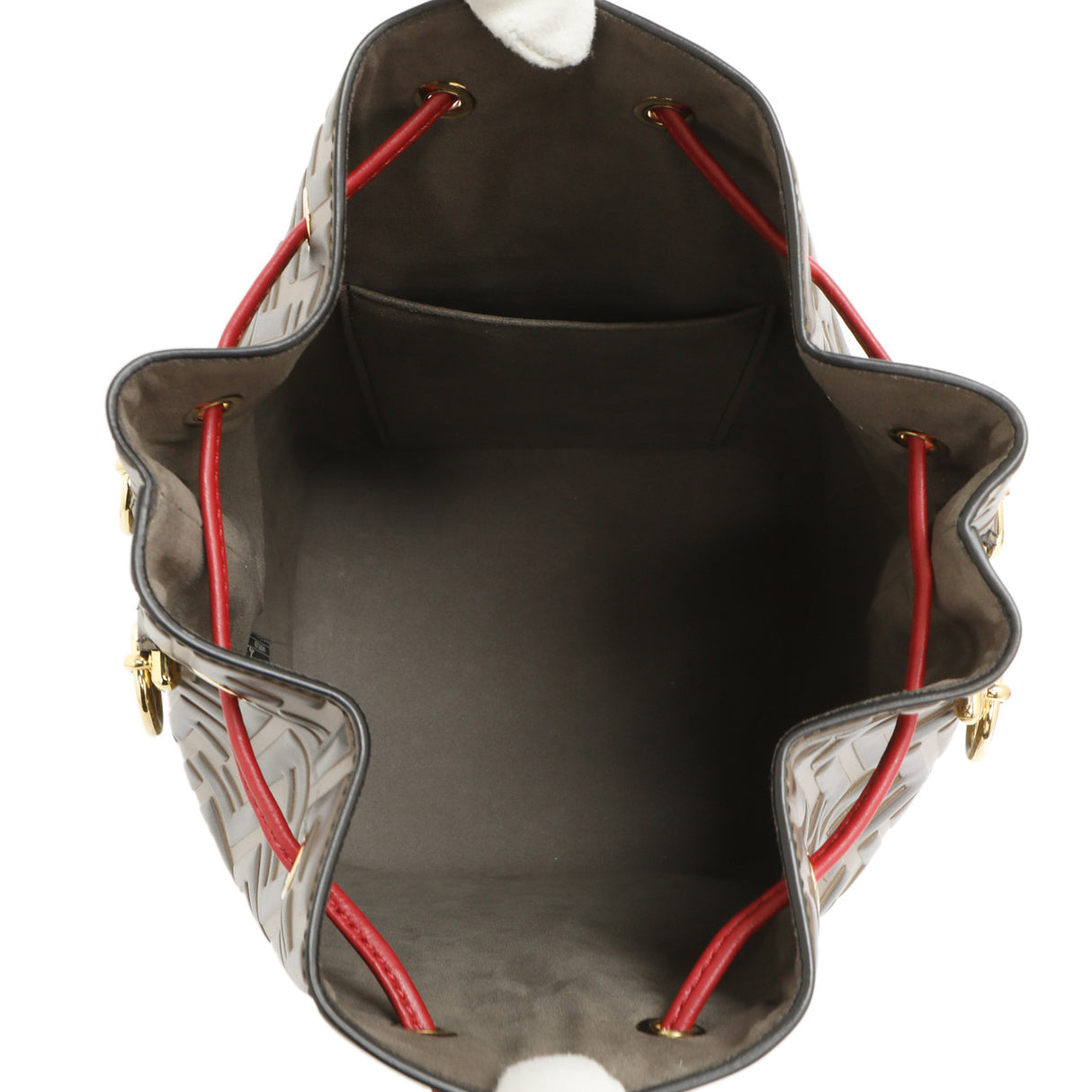 Fendi FF 1974 Embossed Calfskin Grande Mon Tresor Bucket Bag Handbags Fendi